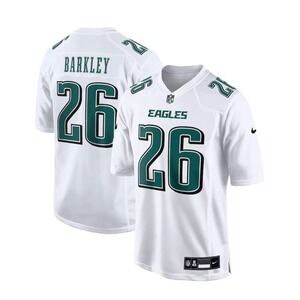 Philadelphia Eagles 26 Saquon Barkley Nike Tundra White NFL Jersey Men's Size XL